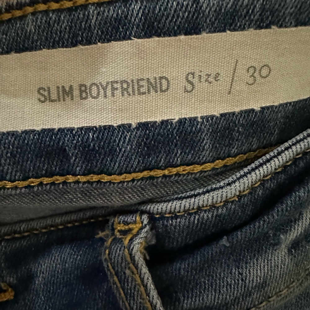 Anthropologie Pilcro and the Letterpress copper bottom distressed jeans. - Picture 7 of 11